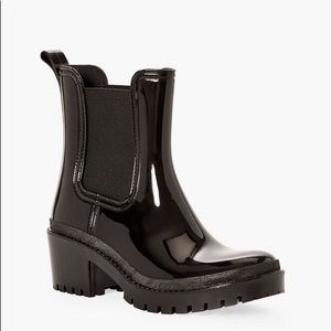 NWT Chunky Heel Rain Boot